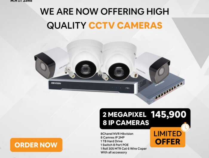 IP 8camers package 2mp